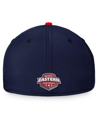 Men's Navy, Red Washington Capitals Fundamental 2-Tone Flex Hat