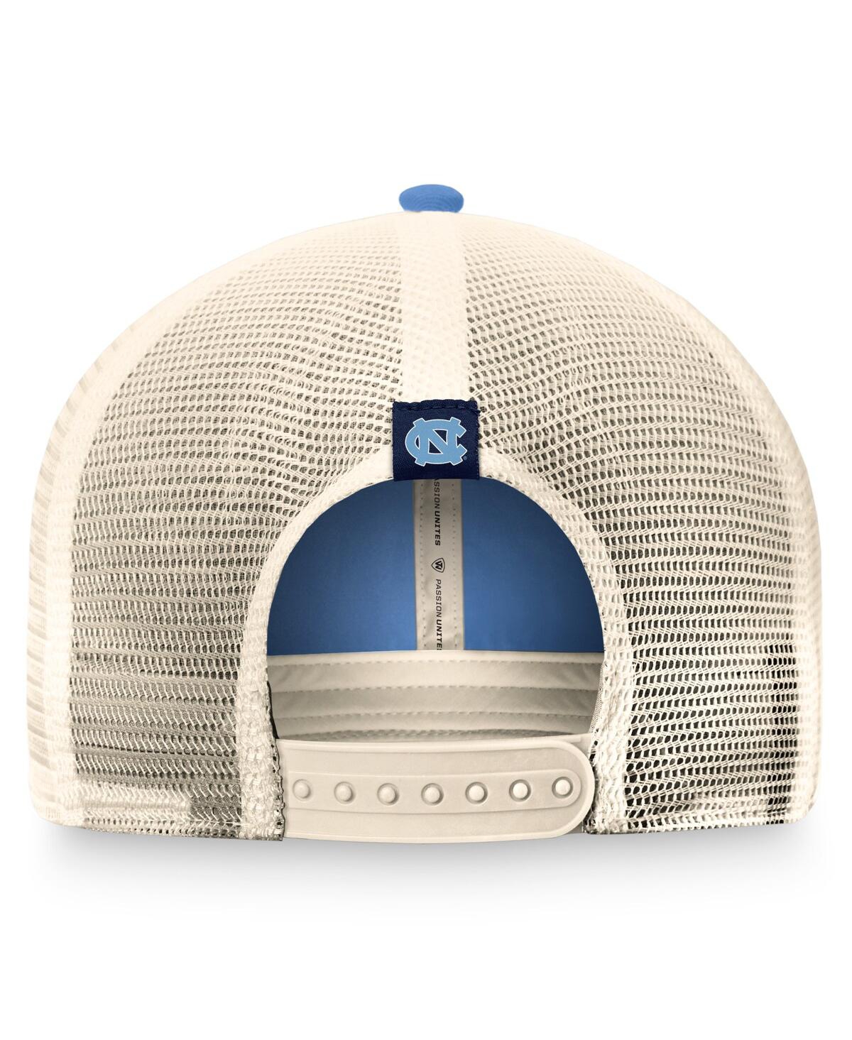 Men's Top of the WorldNorth Carolina Tar Heels Refined Trucker Adjustable Hat - Carolina Blue