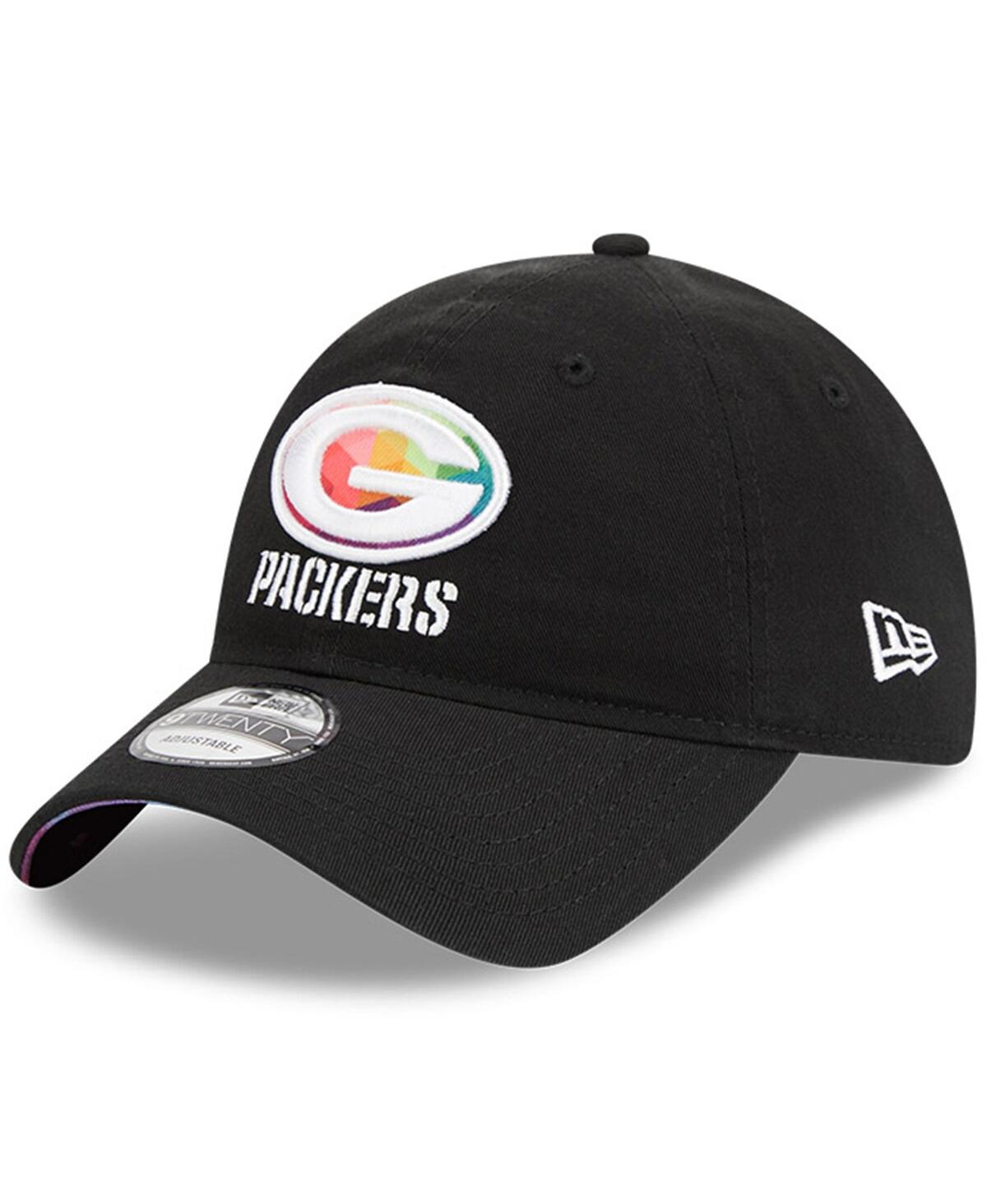 Men's New EraGreen Bay Packers 2023 Nfl Crucial Catch 9TWENTY Adjustable Hat - Black