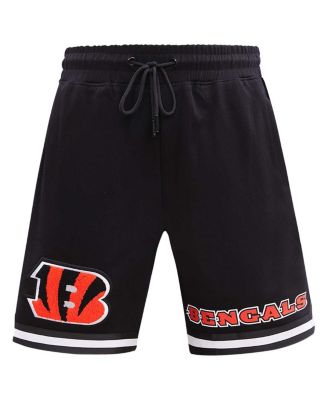 Men's Black Cincinnati Bengals Classic Chenille Shorts