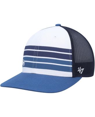 Youth Boys and Girls White, Blue Seattle Seahawks Cove Trucker Snapback Hat