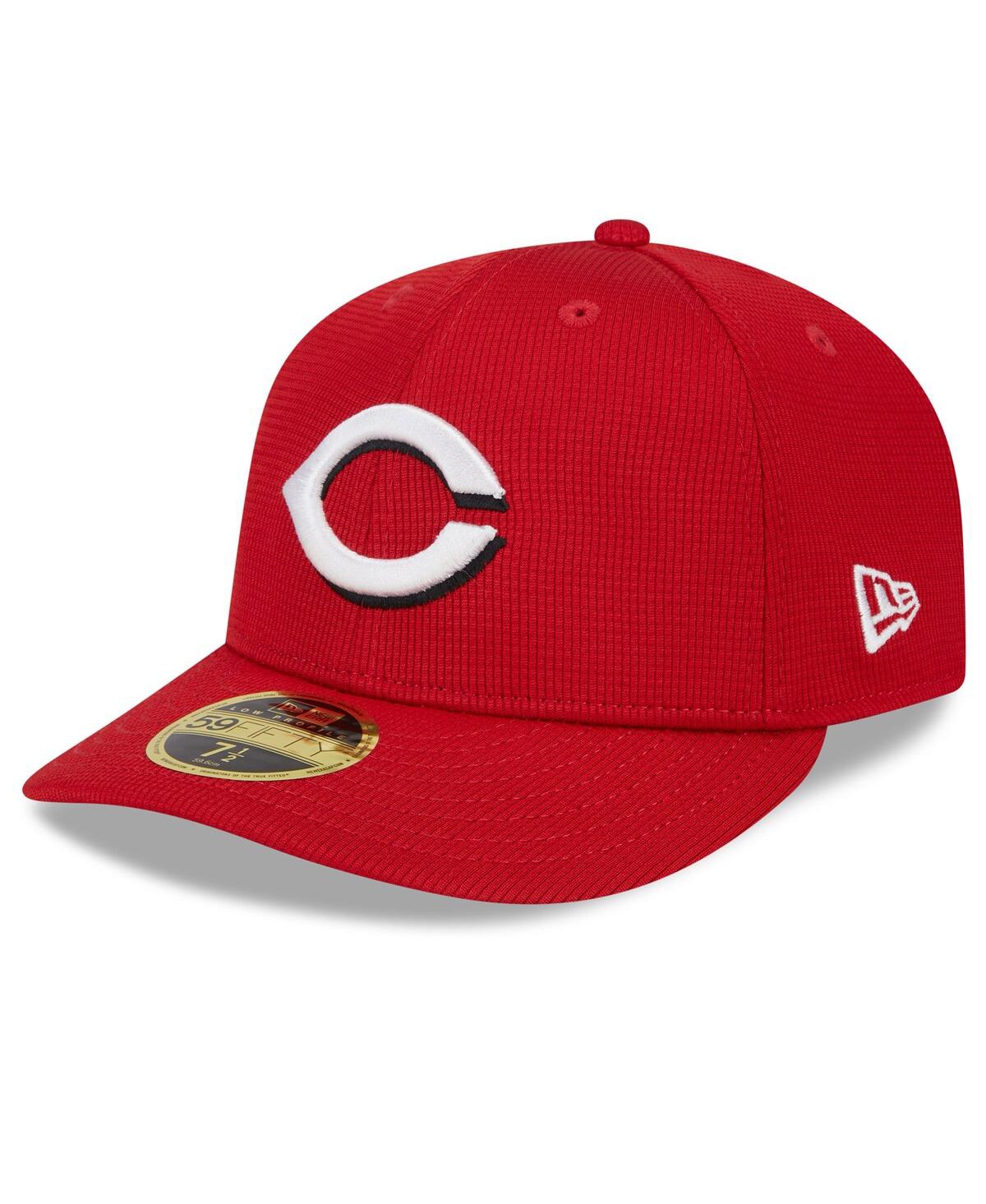 Shop New Era Men's  Red Cincinnati Reds 2024 Spring Training Low Profile 59fifty Fitted Hat