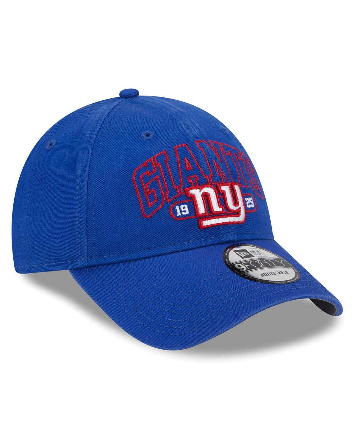 Shop New Era Youth Boys And Girls  Royal New York Giants Outline 9forty Adjustable Hat