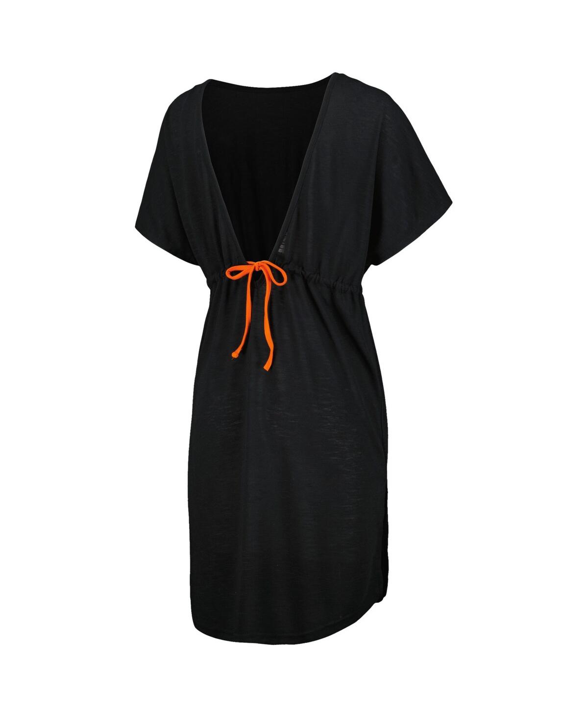 Women's G-iii 4Her by Carl BanksCincinnati Bengals Versus Swim Coverup - Black