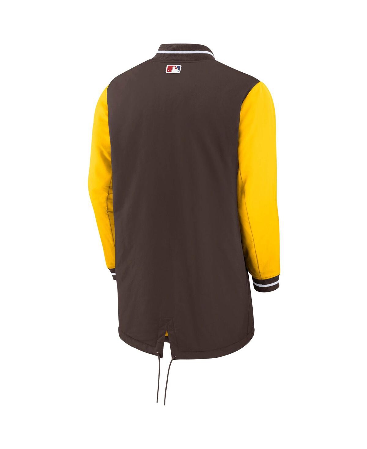 Shop Nike Men's  Brown San Diego Padres City Connect Dugout Full-zip Jacket