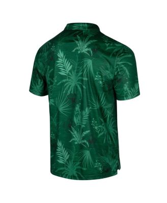 Men's Green Michigan State Spartans Palms Team Polo Shirt