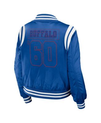 Women's Royal Buffalo Bills Bomber Full-Zip Jacket