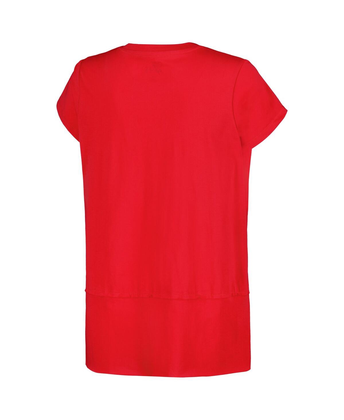 Shop G-iii 4her By Carl Banks Women's  Red Cincinnati Reds Cheer Fashion T-shirt