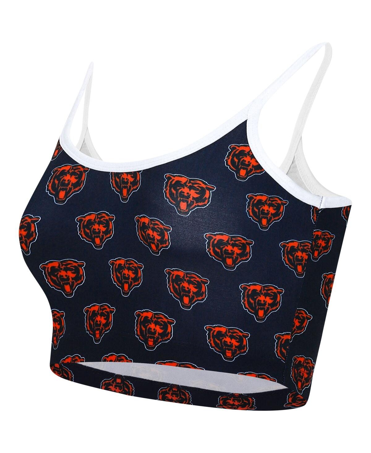 Shop Concepts Sport Women's  Navy Chicago Bears Gauge Lounge Bralette