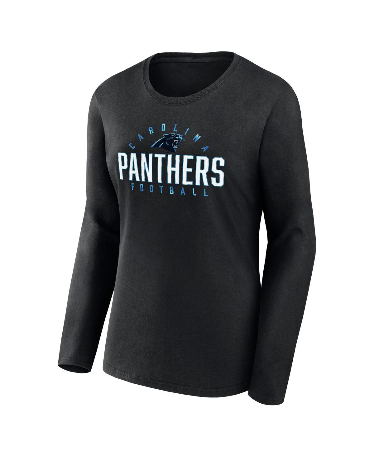 Fanatics Branded Black Las Vegas Raiders Plus Size Foiled Play Long Sleeve T-shirt In Black