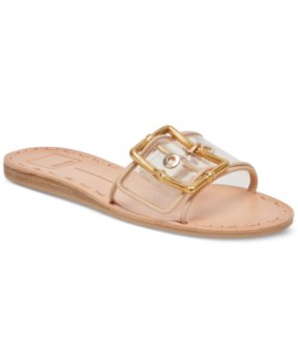 Dolce Vita Women's Dasa Buckle Detailed Slide Flat Sandals Macy's - Main Image