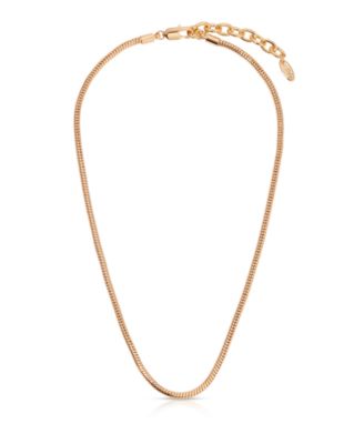 Classic 18k Gold Plated Snake Chain Necklace