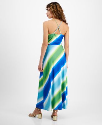 RACHEL Rachel Roy Women's Willow Side-Cutout V-Neck Dress - Macy's