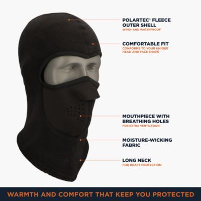 Men's Arctic Clava - Thermal Balaclava with Polartec Fleece for Extreme Cold Protection