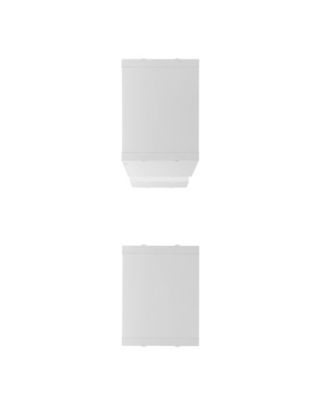 Bauhaus Floating Geometric Cubby Wall Shelves, Set of 3 Sizes
