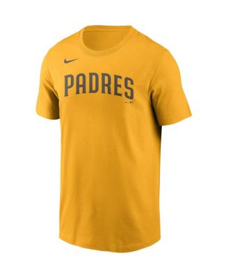 Men's Fernando Tatis Jr. Gold San Diego Padres Name and Number T-shirt