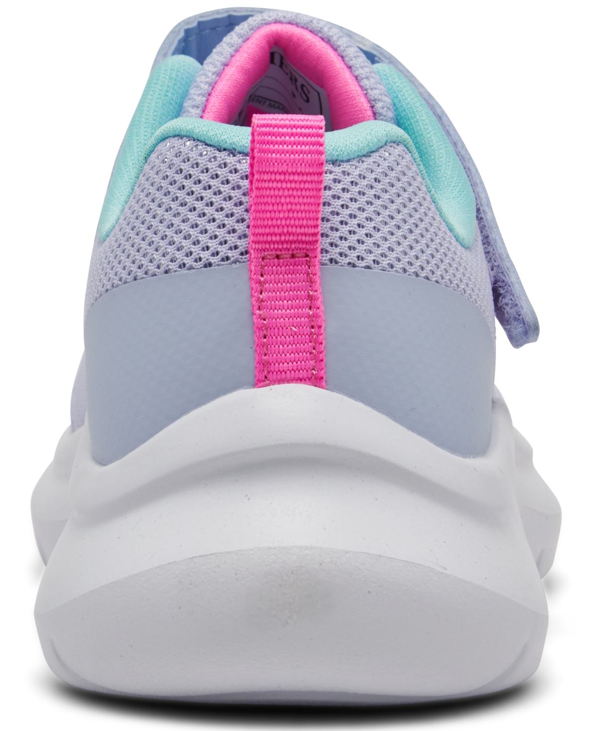 Shop Skechers Toddler Girls Skech Fast Fastening Strap Casual Sneakers From Finish Line In Lavender,multi