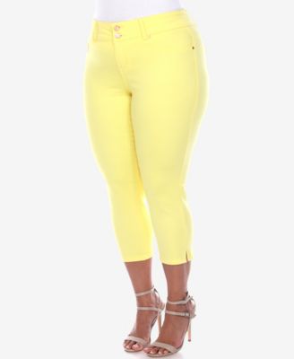 Plus Size Capri Jeans