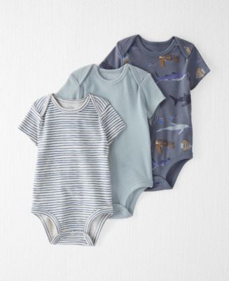 Little Planet by Carter's Baby Boys Organic Cotton Rib Bodysuits, Pack ...