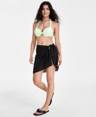 Women's Tie-Waist Short Cover-Up Pareo