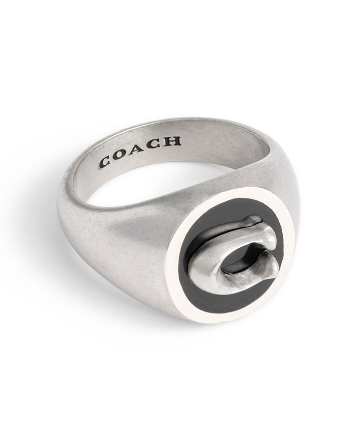 Coach silver ring new arrivals