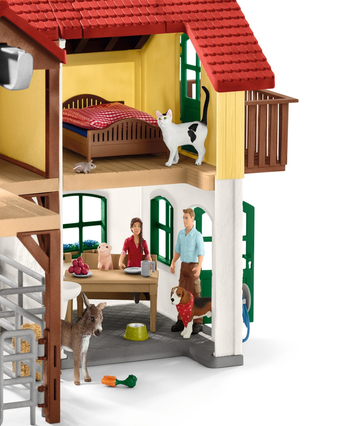 Schleich Farm World Large Farm House Playset In Multi