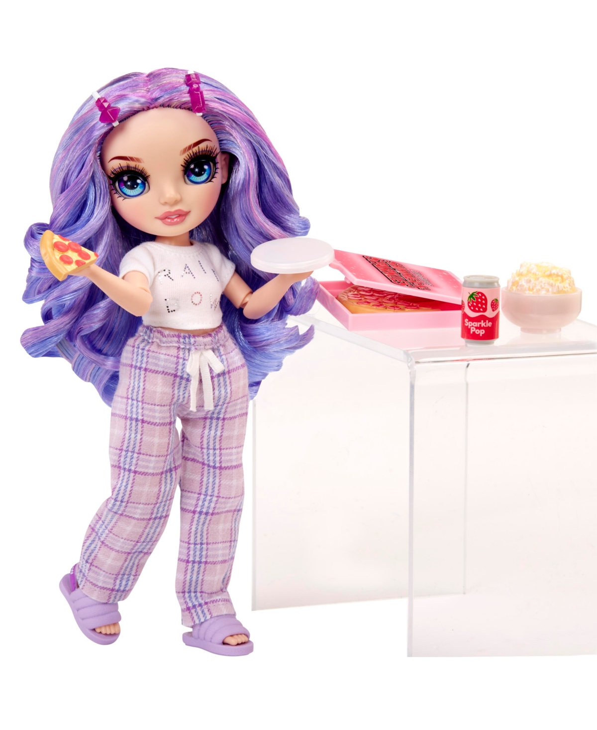 Shop Rainbow High Junior High Pj Party Fashion Doll- Violet Purple In Multicolor