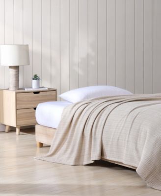 Home Woven Cotton Reversible Blanket, King