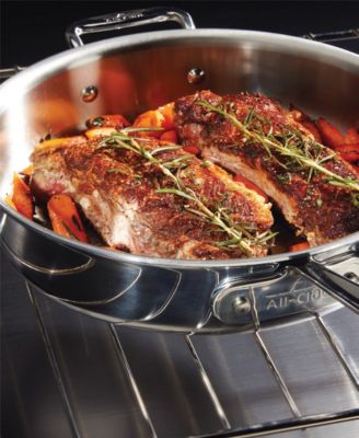 All-Clad D3 Stainless Steel Cookware Set, 14 Piece