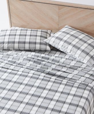 Printed 200-Thread Count Cotton Percale 4-Pc. Sheet Set, Full&nbsp;