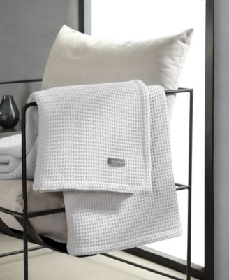 Waffleweave Cotton Reversible Blanket, Full/Queen