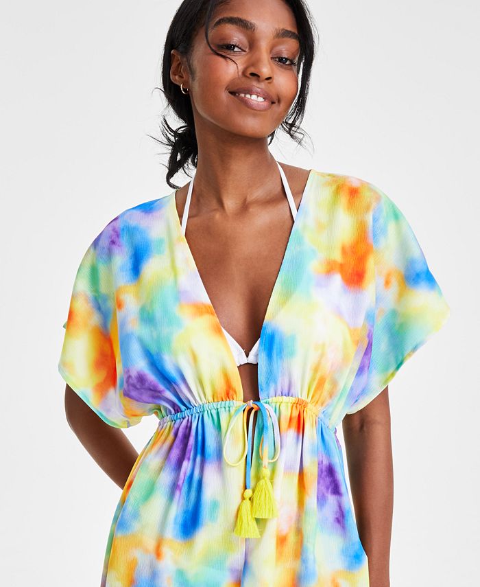 Set of 6 Coral Reef Tie Dye Cover Up (S,M,L)