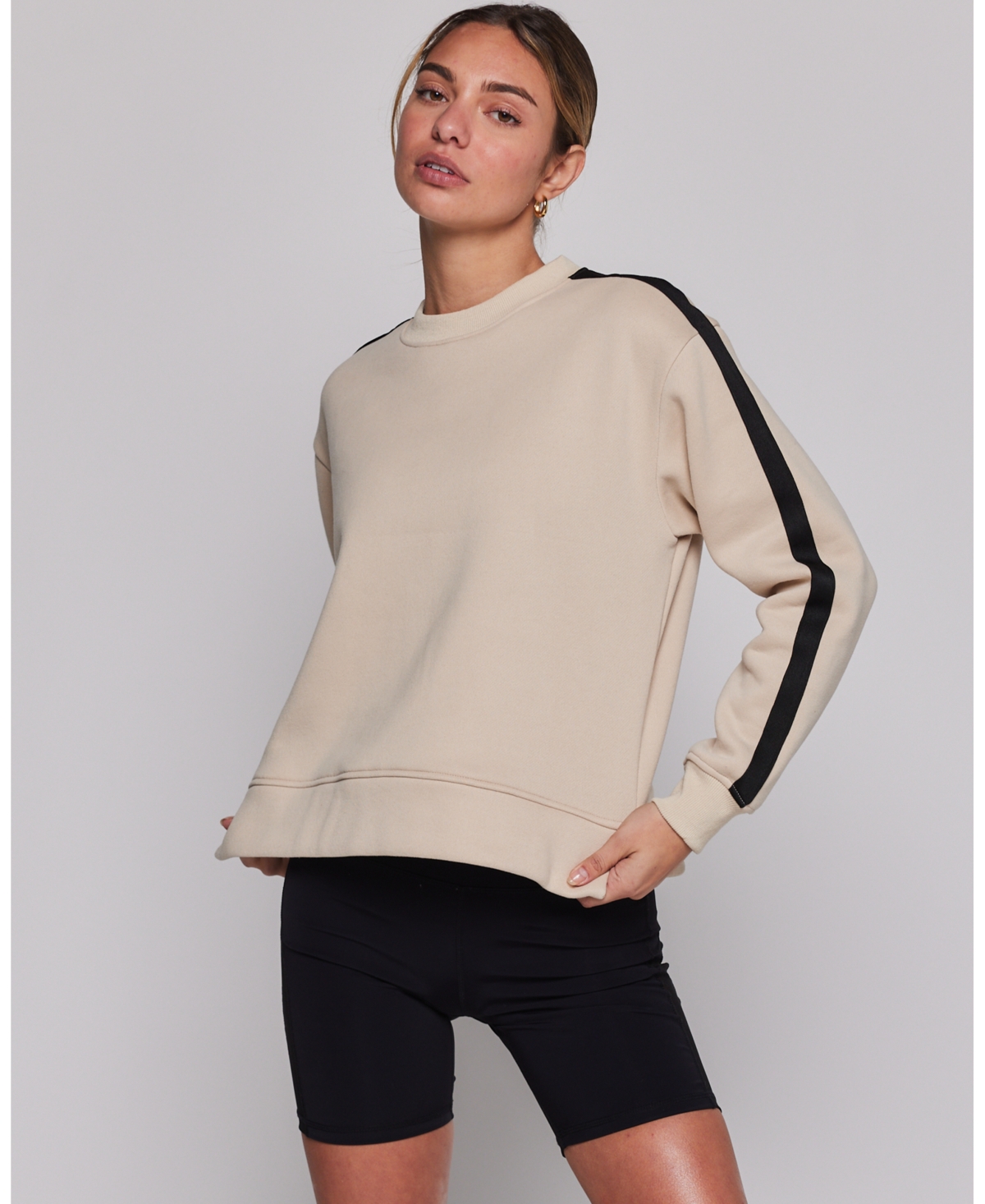 Sideline Fleece Sweatshirt for Women - Matcha/bone