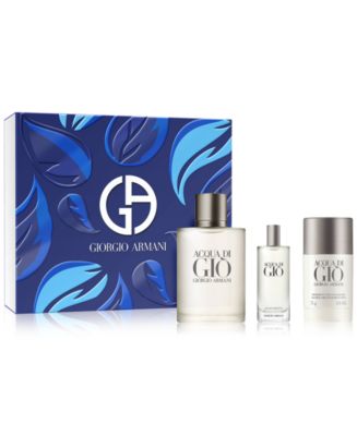 New Giorgio Armani 2024 Acqua Di Gio - EDP Parfum Cologne - Mens 3 Piece Gift Set