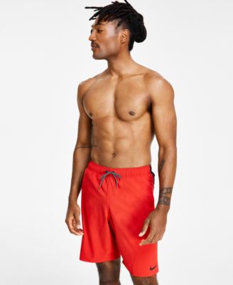 Nike - Men's 6:1 Stripe Breaker Water-Repellent Colorblocked 9" Board Shorts