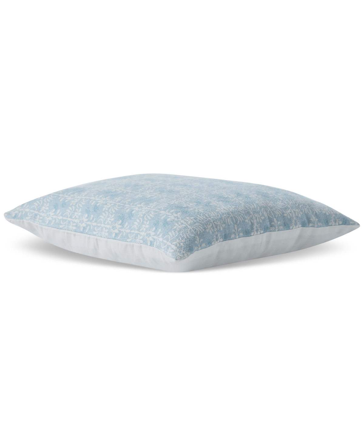 Shop Seventh Studio Gloria Chenille Decorative Pillow, 18" X 18" In Blue
