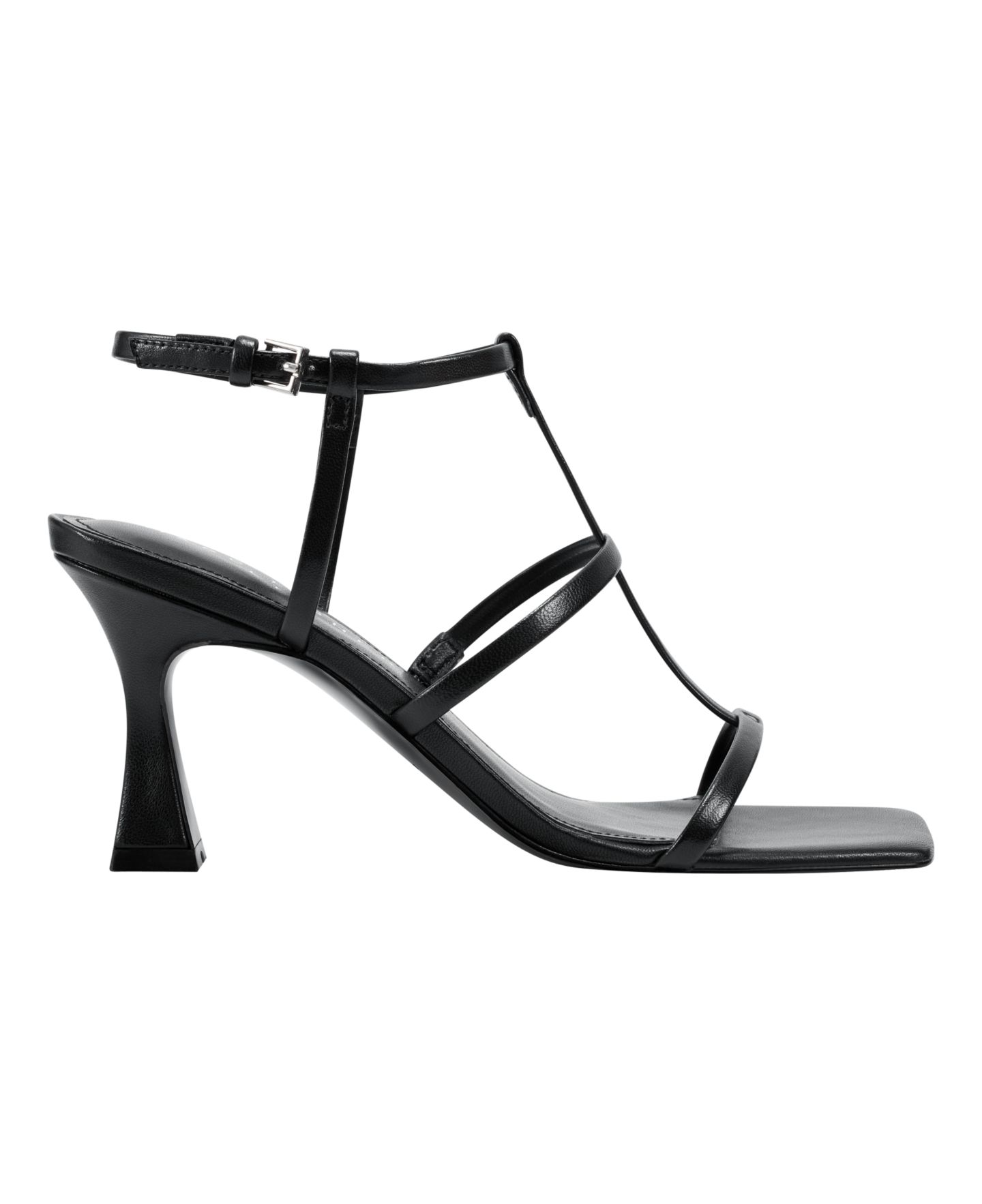 Женские сандалии Marc Fisher LTD Dennie Caged Tapered Heel, цвет: Чёрный кожаный — фото 2