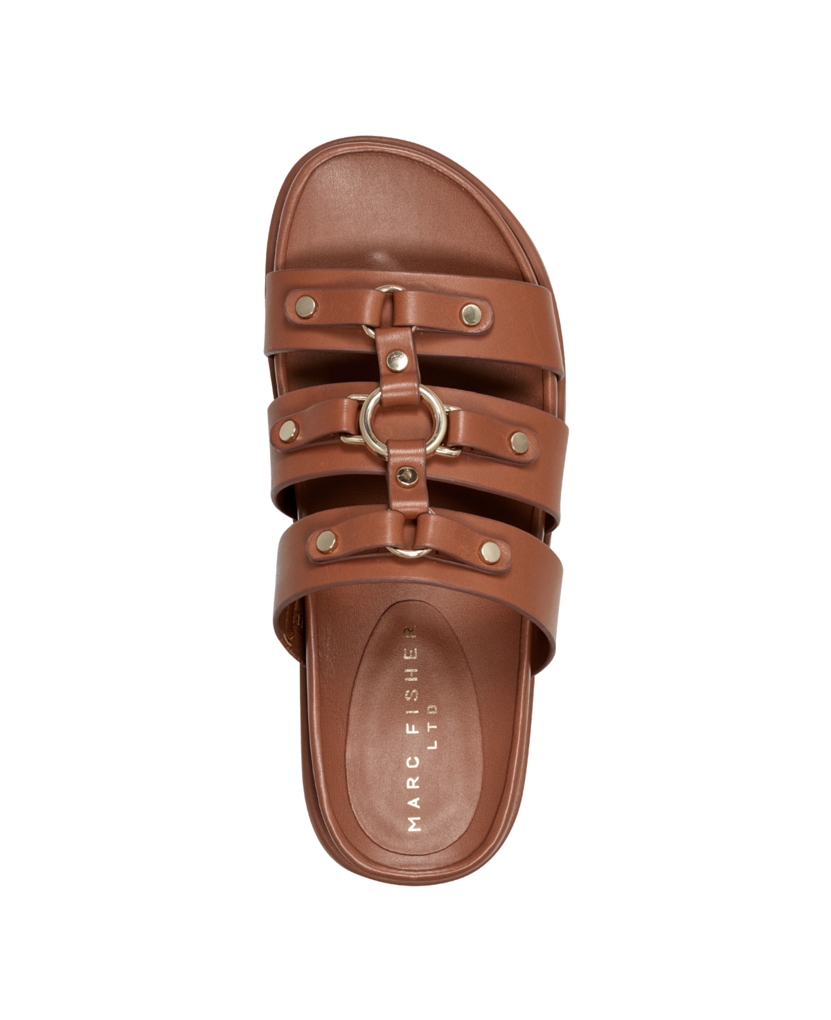 Marc Fisher Ltd Women's Verity Slip-On Strappy Casual Sandals