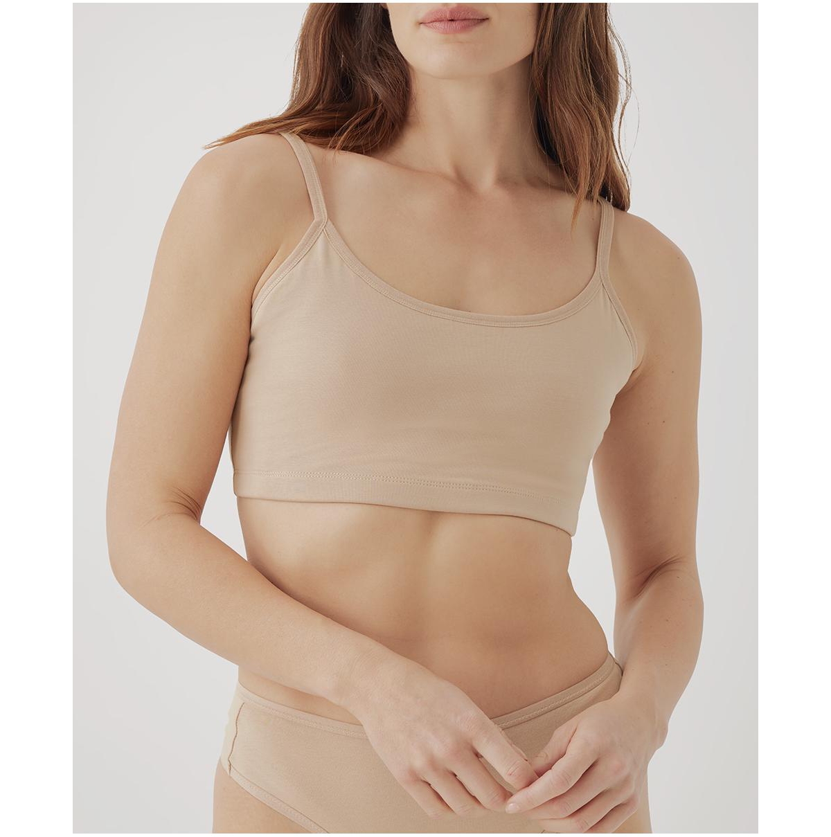 Pact Plus Size Everyday Strappy Scoop Bralette