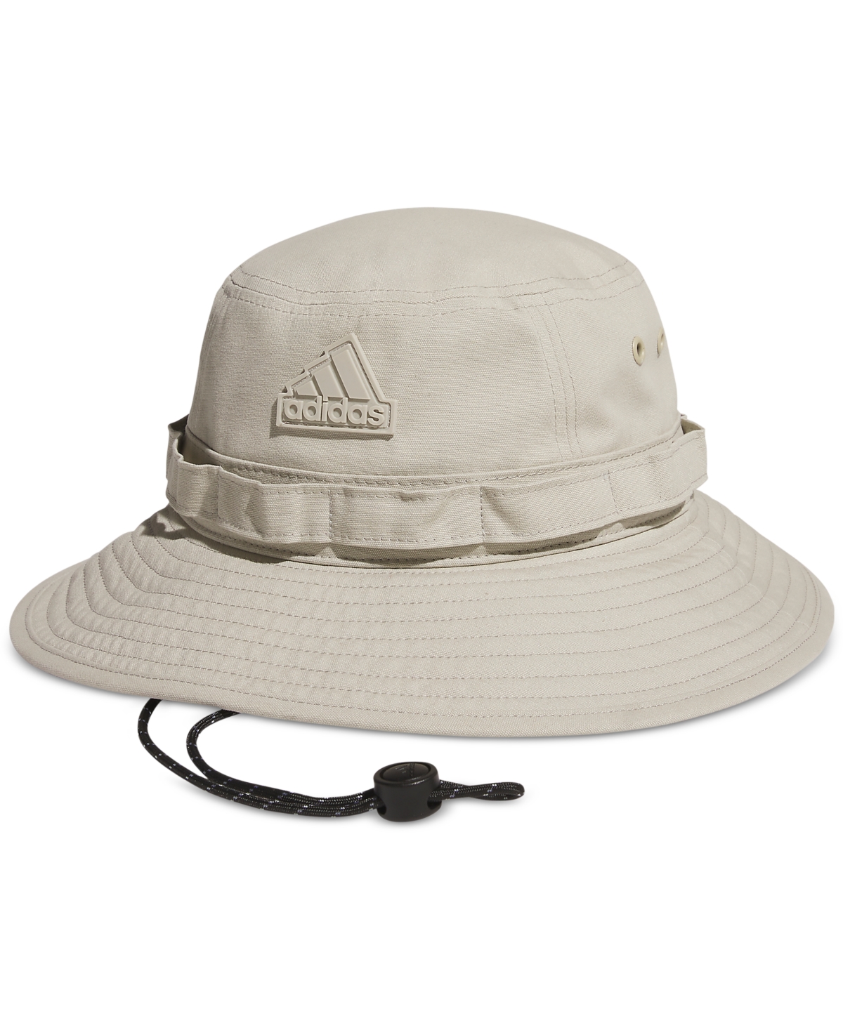 Shop Adidas Originals Men's Parkview Boonie Bucket Hat In Putty Grey,off White