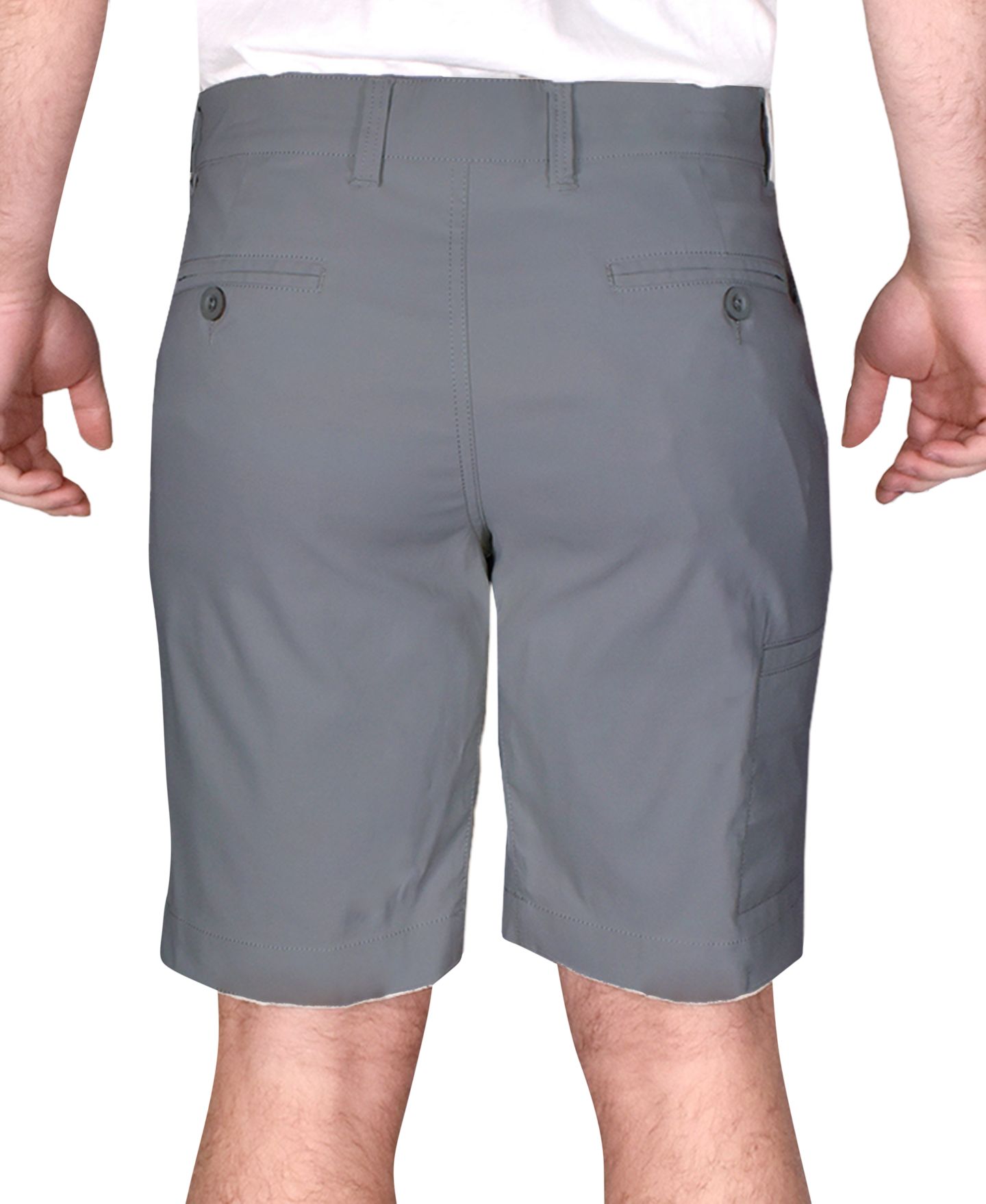 Мужские шорты Vintage 1946 Modern-Fit Stretch Hybrid Performance 9" Shorts, цвет: Серый — фото 2