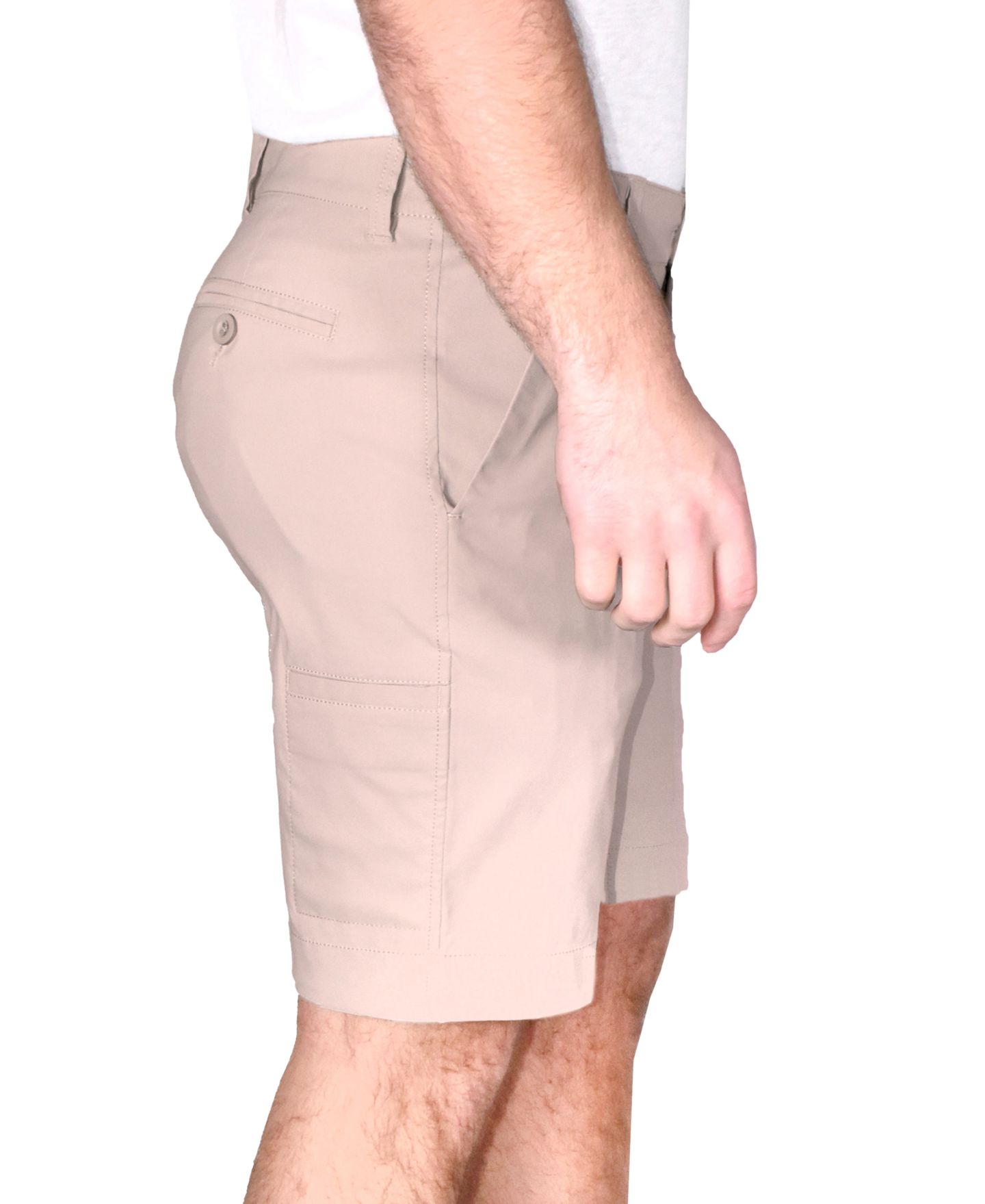 Мужские шорты Vintage 1946 Modern-Fit Stretch Hybrid Performance 9" Shorts, цвет: Серый — фото 6