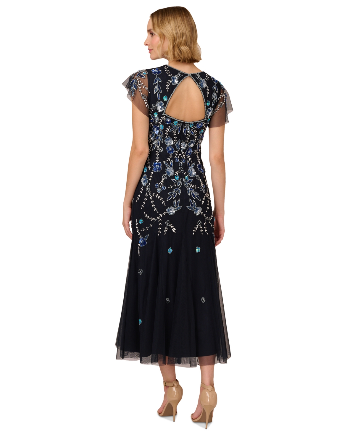 embroidered womens dresses Women's Green Embroidery Mesh Slip Maxi Dress & Reviews - Green - Dresses