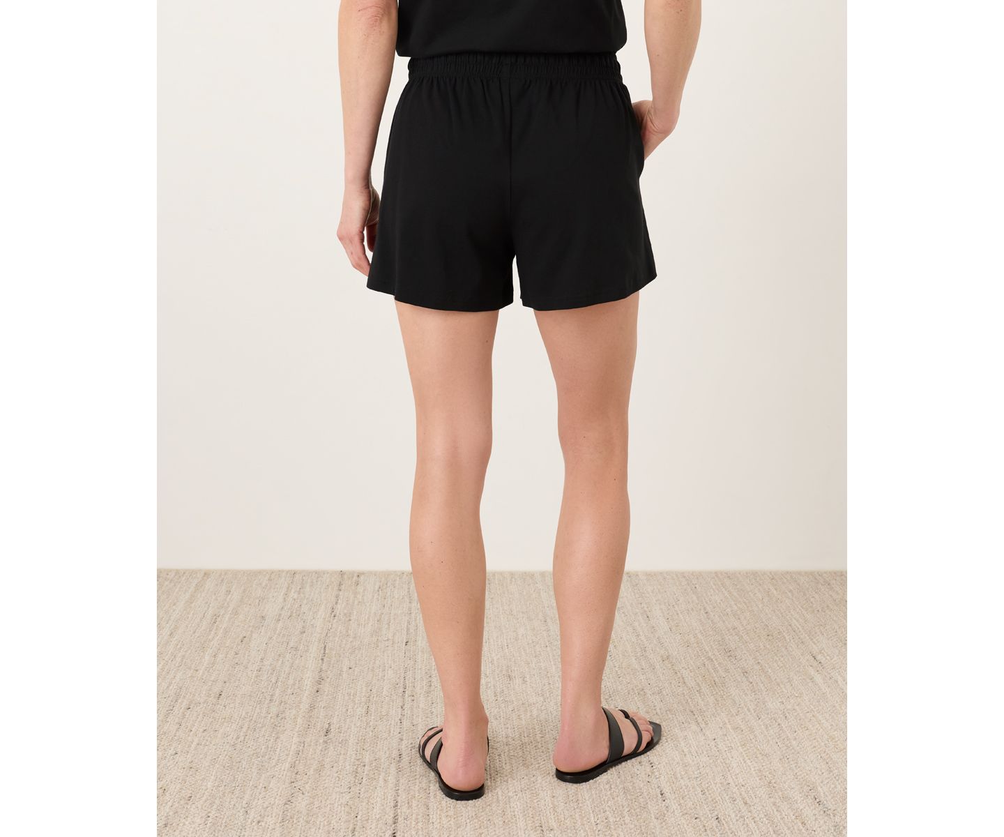 Женские шорты Pact Cool Stretch Lounge Short Made With Organic Cotton, цвет: Чёрный — фото 2
