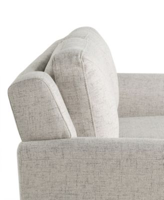 56.3" Polyester Harvard Loveseat with Curved Arms