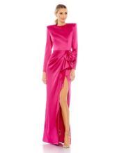 Macy's pink formal dress outlet
