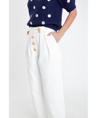 Women's Cropped Denim Trousers