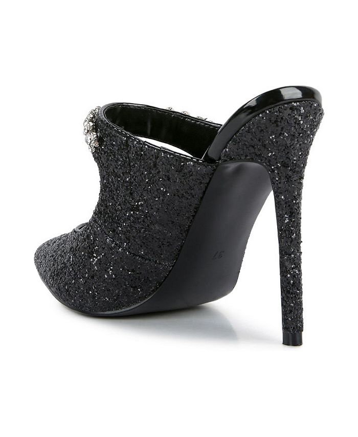 London Rag twinklet glitter diamante embellished stilettos pumps - Macy's