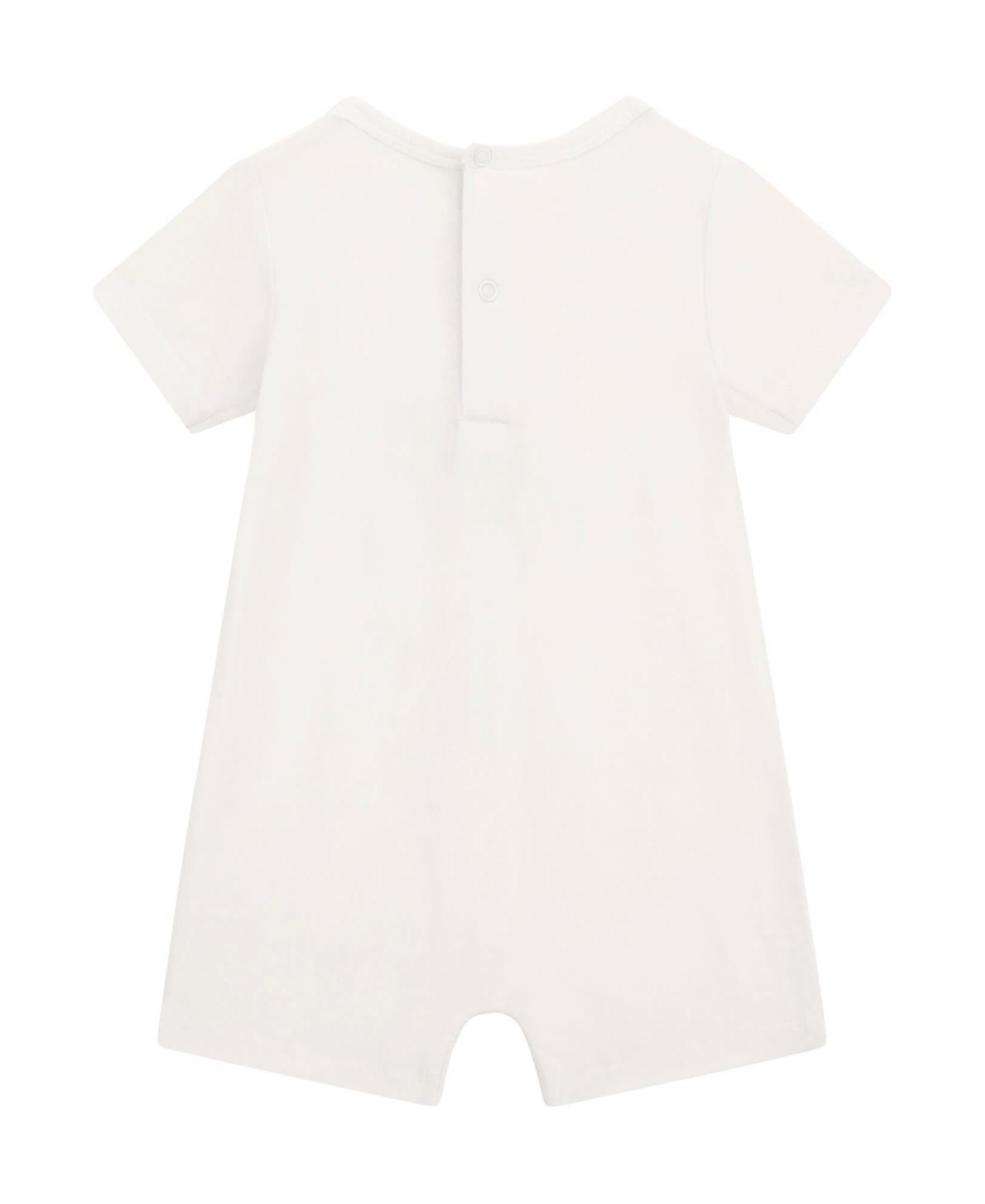 Shop Guess Baby Short Coverall In White