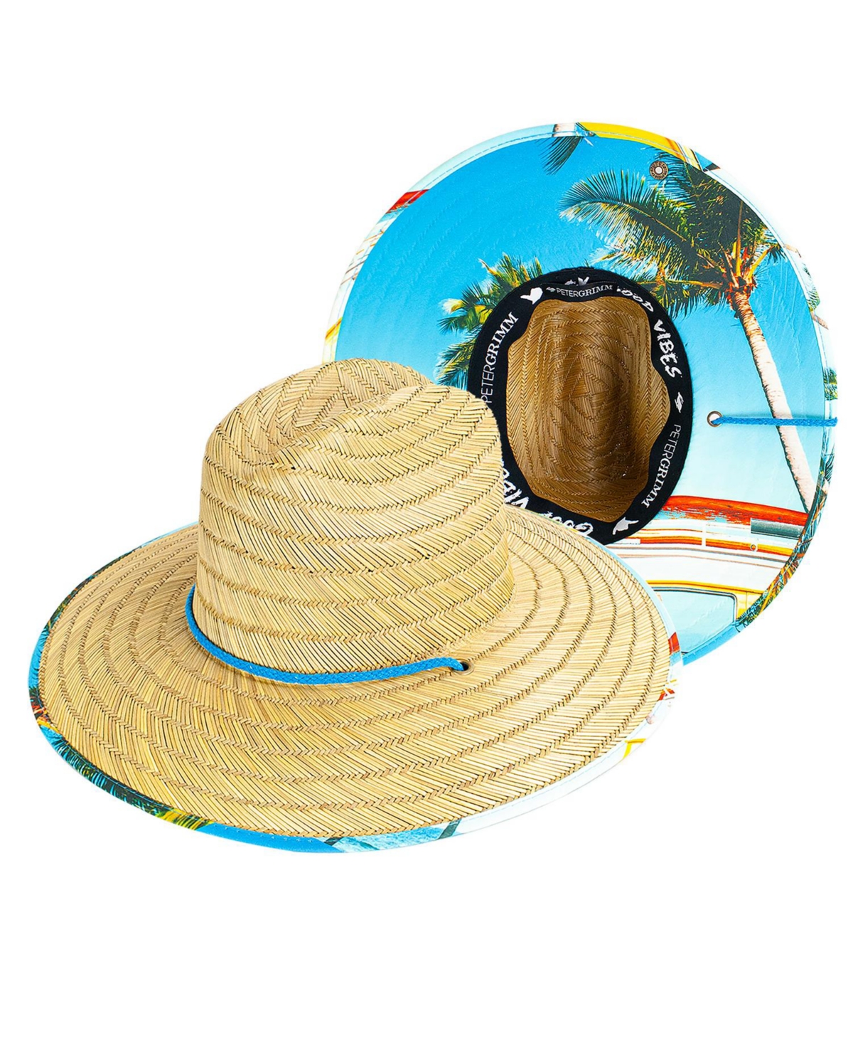 Off Coast Straw Lifeguard Hat - Natural